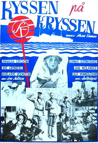 Постер «Kyssen på kryssen»
