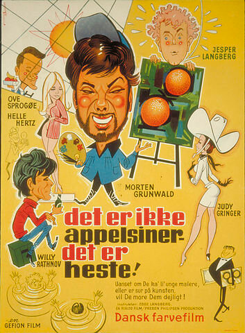 Постер «Det er ikke appelsiner, det er heste»