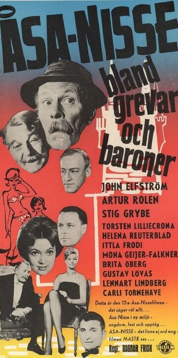 Постер «Åsa-Nisse bland grevar och baroner»