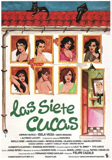 Постер «Las siete cucas»